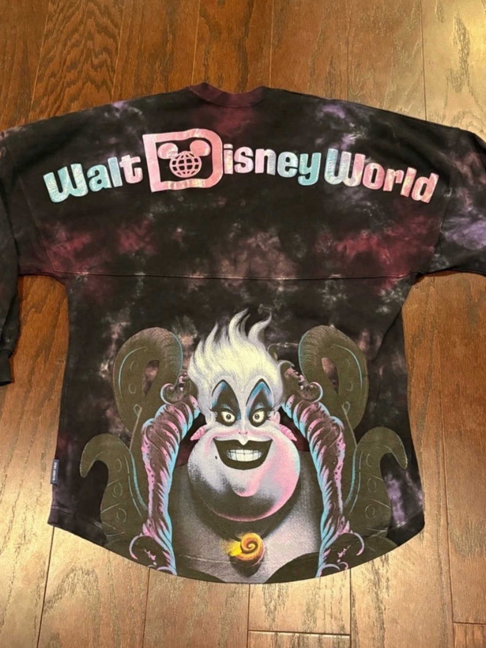 Disney Ursula Spirit Jersey 2023 Sz XS Extra Small Little Mermaid Tie Dye Shirt